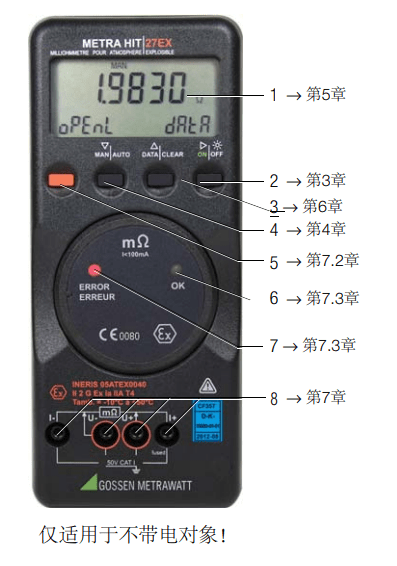 METRA HIT?27EX 毫歐表中文操作說明